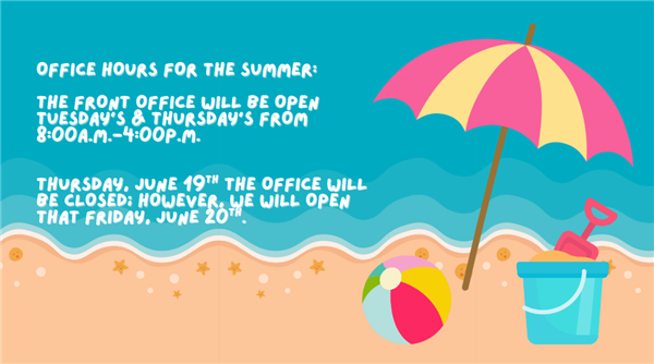 Summer Office Hours 